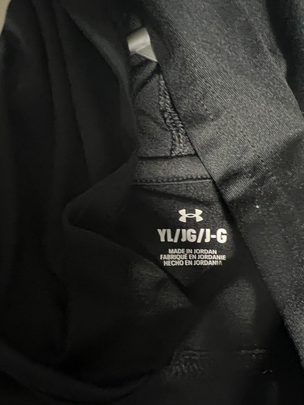 Under Armour Black Hooded Logo Long Sleeve Pullover - Picture 2 of 3